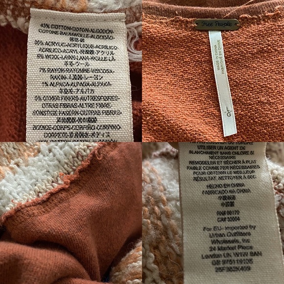 Free People Beautiful Sinner Sweater L - Picture 7 of 8